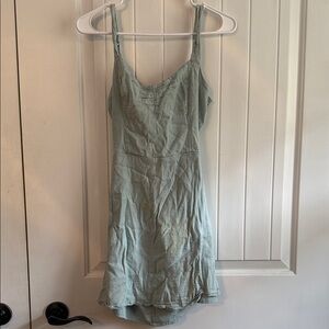 Hollister Backless Dress - Soft Green